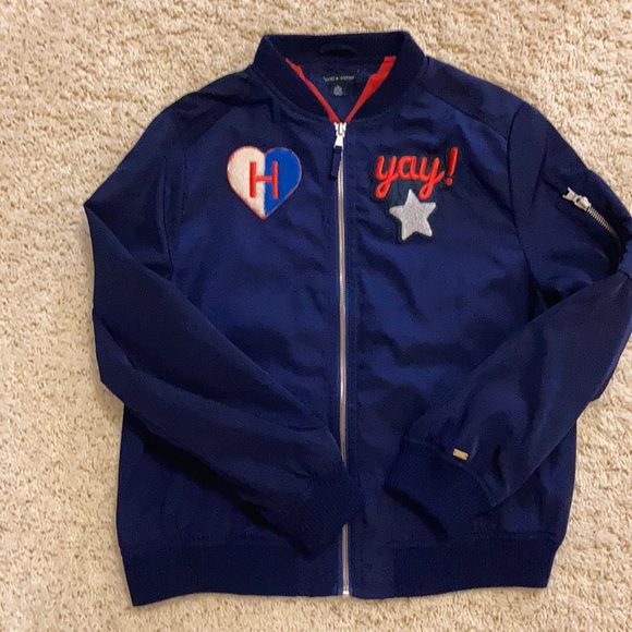 Tommy Hilfiger satin bomber jacket - Picture 1 of 8